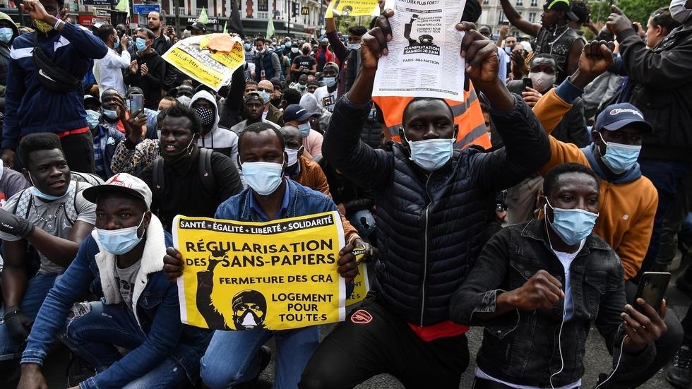 Manifestation de sans papier
