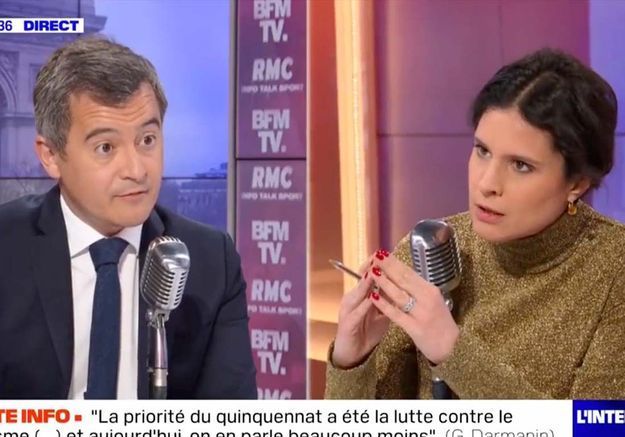 "Calmez-vous madame, ça va bien se passer…" Etes vous choqués par les paroles de G. Darmanin à A. de Malherbe ?