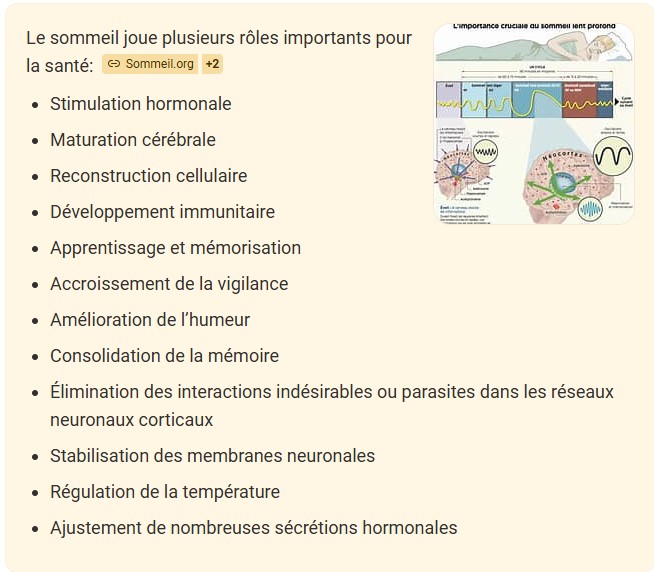 selon vous , est que vous dormiez bien ?