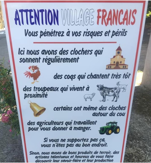certains nouveaux habitants de ma campagne non habitué au bruit naturel de la campagne sont 'il trop intolerant ?