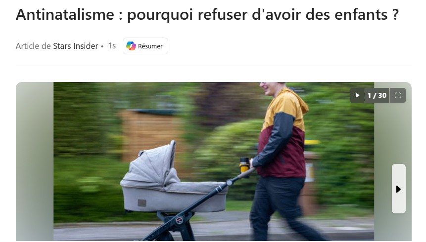 est que vous comprenez cette situation Antinatalisme : pourquoi refuser d'avoir des enfants ?
