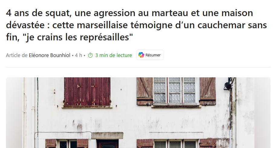 faut 'il changer la loi et condamner à la prison les squatteur ?