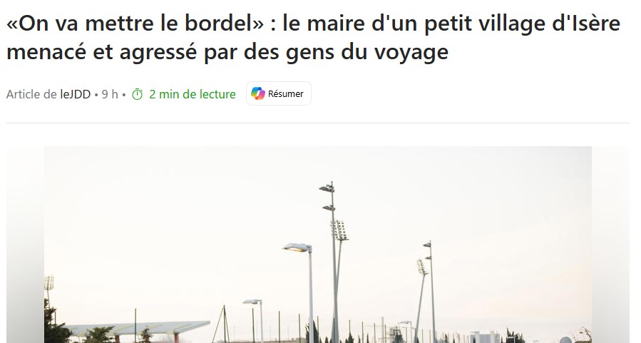 en cas de menace et agression , faut 'il mettre immédiatement en fourrière les véhicules caravanes avec la police ?