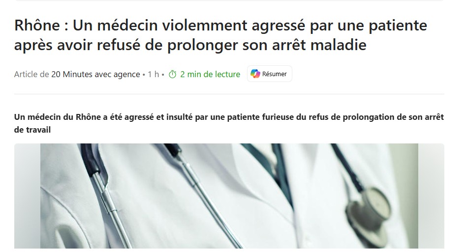 pour vous est 'il normal que certains patients vont de médecin de médecins pour obtenir un arrêt normale ?