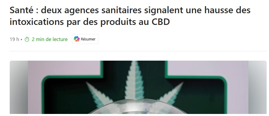 faut 'il contrôler plus fortement la vente de CBD ? en France
