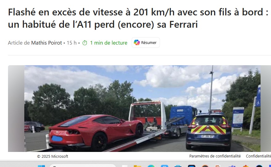 avec de type de chauffard, faut 'il lui interdire de conduire pour 10 ans un véhicule de plus de 5 cv fiscale