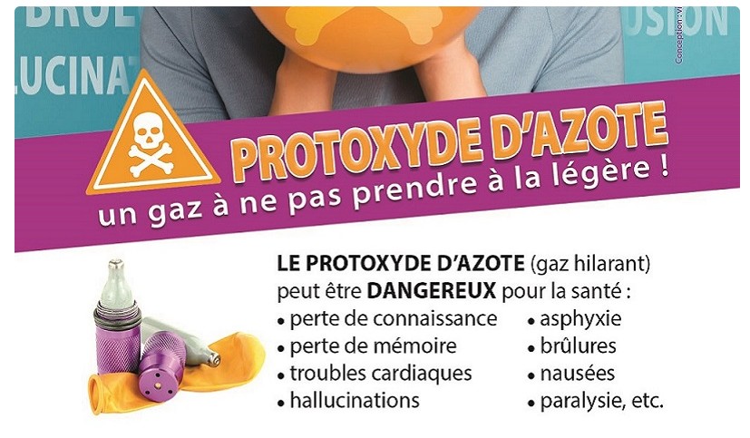 connaissez vous avant les danger de la consommation du protoxyde d'azote ?