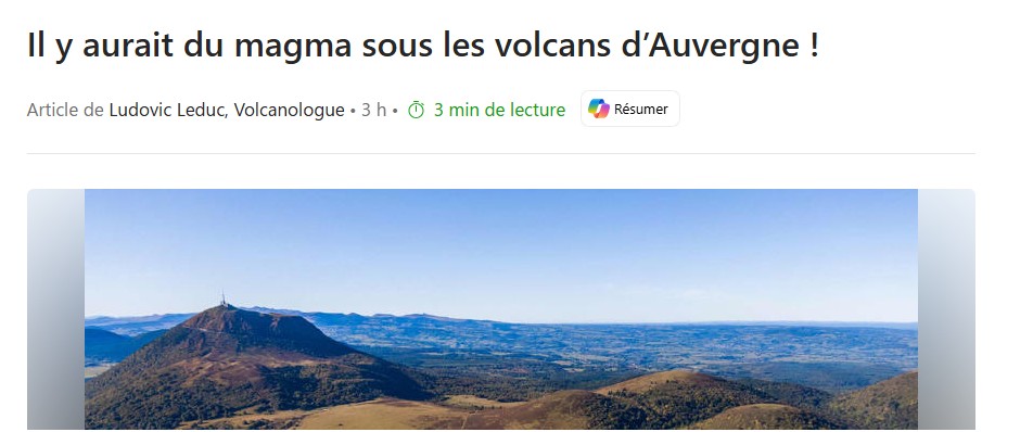meme si c'est à long terme, faut 'il déjà réfléchir à un plan d'action en cas séismes eruptions lie au volcan ?