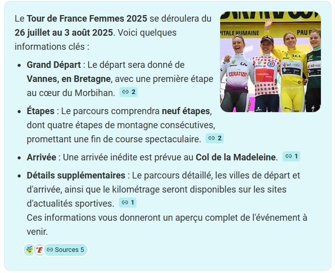 faut 'il beaucoup plus médiatiser le tour de France Cycliste féminin ?