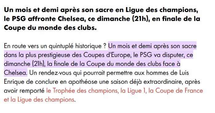en cas de victoire du PSG , pour vous faut 'il encore s'attendre à des dégradations dans les villes ?