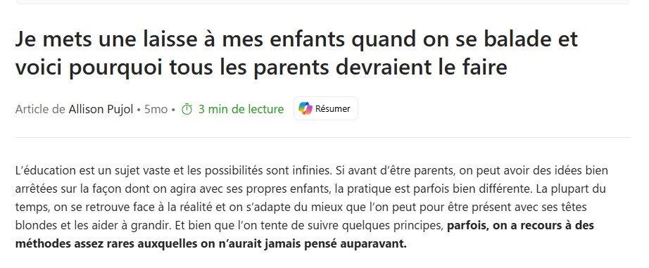 pour vous est une bonne solution ?