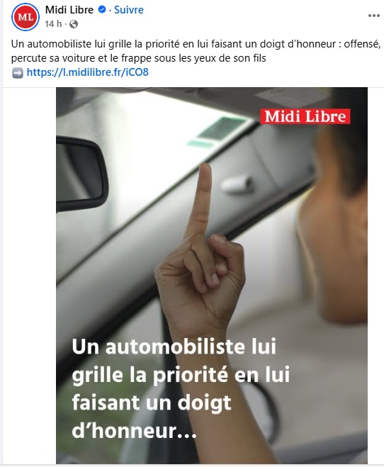 est que si vous faite une erreur de conduite, avez vous peur de la reaction des autres chauffeurs ?
