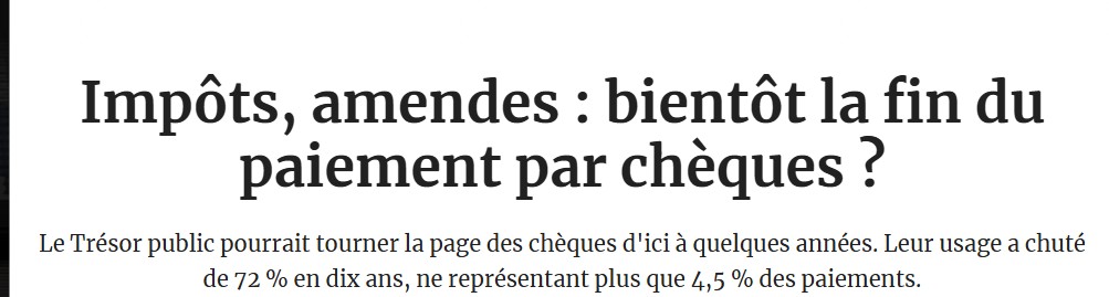 est que cette fin de paiement par cheque risque de poser des problémes au personne non equipé informatiquement ?