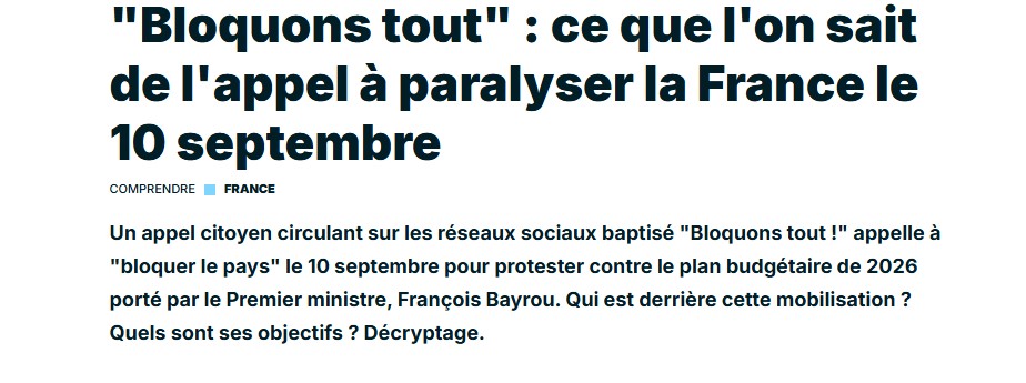 selon vous, va t'il se passer quelque chose le 10 septembre 2025 ?