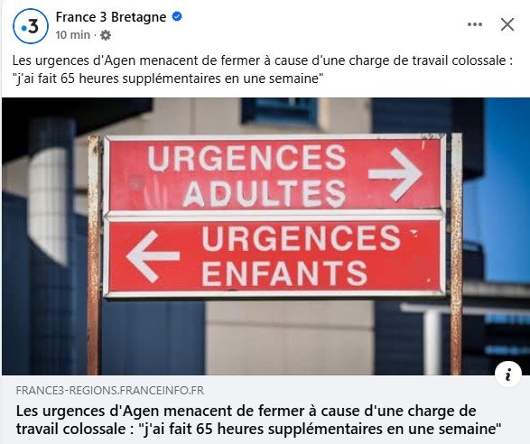 peut 'on réellement faire correctement son travail sans faire des erreurs médicales dans ces conditions
