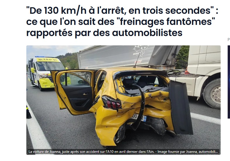selon vous , seriez vous capable de bien réagir en cas de cette situation de freinage fantômes ?