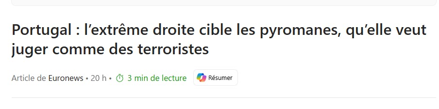 est une solution d'avoir des lois beaucoup plus dure contre les pyromanes