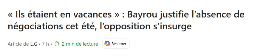 sa justification est t'elle vraiment credible selon vous ?