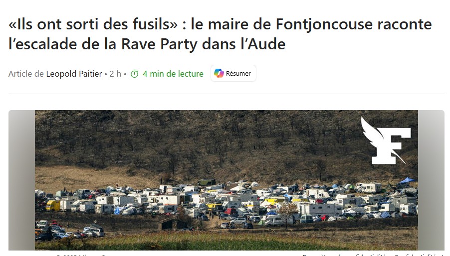 faut 'il faire une intervention très rapide avec intervention des crs de la debut d'une rave partie ?