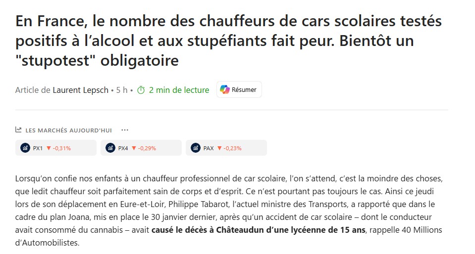 à ces chauffards et en raison qui sont des professionnelles, faut 'il une peine minimal de 5 ans de retrait de permis