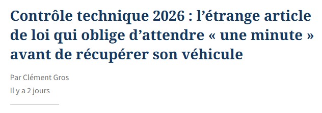 comprenez vous la raison pour obliger à attendre 1 minute ?