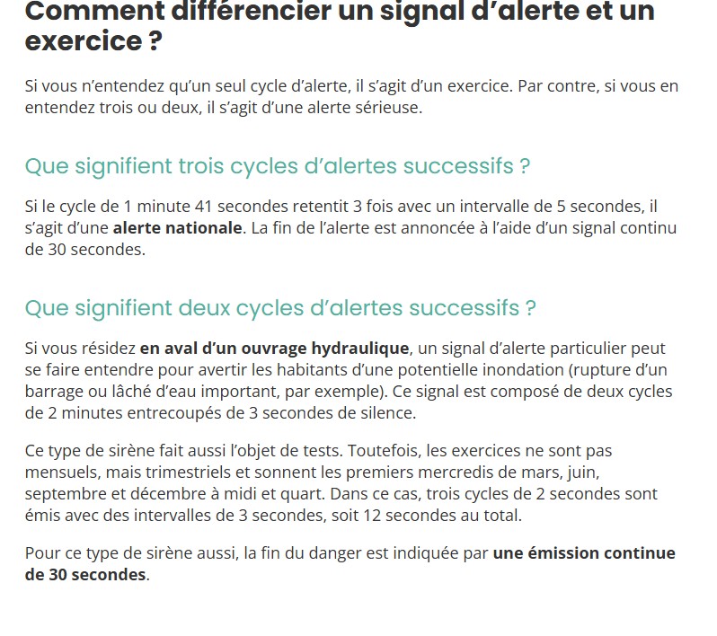 saviez vous comment différencier la sirène alarme de votre lieu habitation