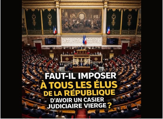 faut 'il imposer aux élus avoir un casier vierge ?