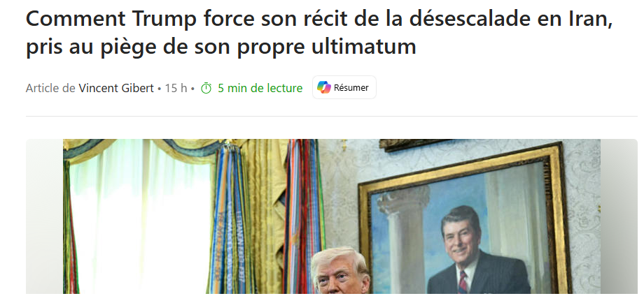 selon vous est 'il possible que face à l'Iran , il fait ceci :