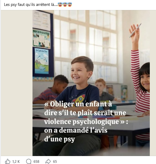 pour vous, obliger un enfant c'est ?