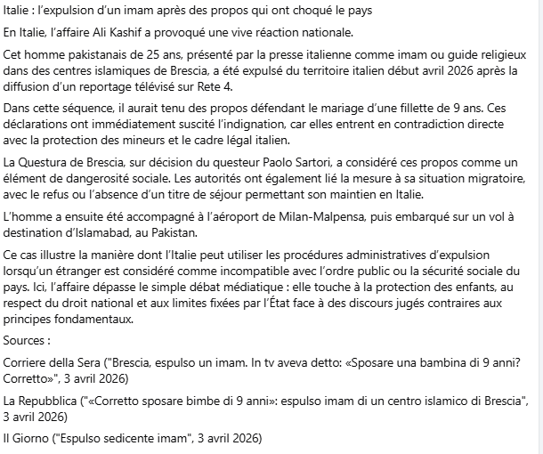 faut 'il refaire ceci en France ?